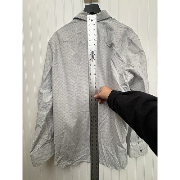 INC International Concepts Shirt Men’s Polka Dot Long Sleeve Button Up XL #78 - Picture 11 of 13